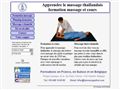 apprendre le massage thailandais