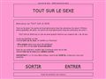 tout sur le sexe