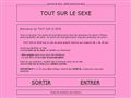 tout sur  le sexe