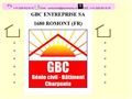 GBC Entreprise SA