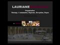 Lauriane Banquets : organisation de mariage sur la Corse