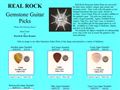 Gemstone Guitar Picks By Real Rock