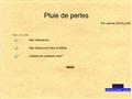 Pluie de perles