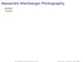 alexandre weinberger photography