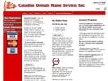 Transfer .CA Domain Names ~ Canadian Domain Name Services Inc. ~ Certified .ca Domain Name Registrar