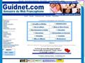 Guidnet.com - Annuaire &amp; Moteur de recherches, Services Gratuits, Ressources pour les webmasters