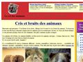 Animaux : cri et bruit