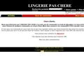 LINGERIE PAS CHERE : la lingerie a prix discount !