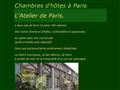 Locations de chambres d'hotes a Paris