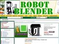 Robot Blender, le robot ménager, centrifugeuse qui coupe et hache tout type d'ingrédients