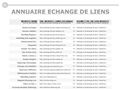 Annuaire des echanges de liens