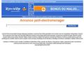 annonces gratuites achats ventes occasions Annonce petit-electromenager