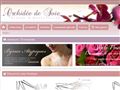 Orchidée de soie bijoux mariage