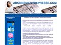 ABONNEMENT DE PRESSE ABONNEMENTS ABOS PRESSES JOURNAUX 
MAGAZINES
