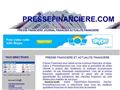 PRESSE FINANCIERE JOURNAL FINANCIER FINANCE