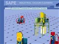 SAPE Industrial Vacuum Cleaners - Pneumatic and Electric