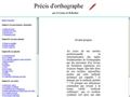 Précis d'orthographe par J. Cazaux et H. Berthet