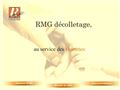 décolletage - rmg decolletage : décolletage