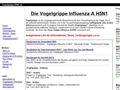 Vogelgrippe-H5N1.ch - H5N1 Vogelgrippe Info für die Bevölkerung News Informationen Medien