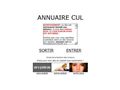 Annuaire cul