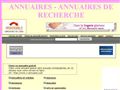 Annuaires - Annuaires de recherche