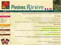 PIVOINES, bienvenue sur le site de Pivoines Riviere a Crest dans la Drome - 26 France Rhone-Alpes Su