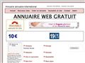 Annuaire international - Annuaire web gratuit