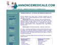 ANNONCE MEDICALE