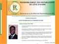Site officiel des Représentation du RDR (Rassemblement Des Républicains) de Côte d'Ivoire
